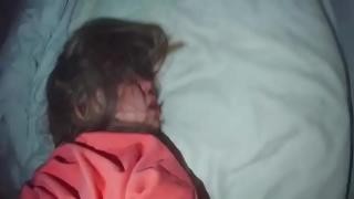 A guy fucks a clothed girl in the ass