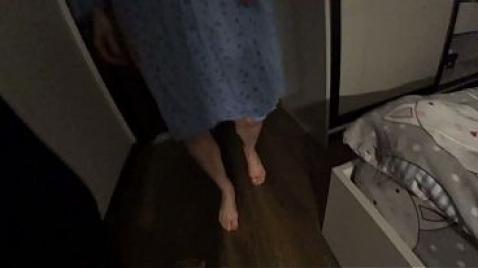 Fucked doggy style on the bed