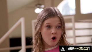 Young neighbor guy fucks a young girl in the house