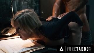 Chained to the bed and fucked hard
