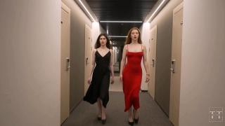 A rich daddy called two young prostitutes and came in their mouths