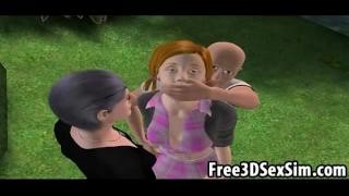 The red-haired cutie in this hentai is an oral sex trainer.
