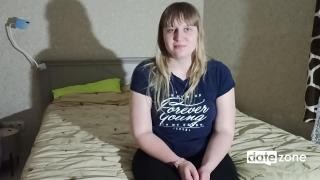 Porn with a chubby Russian housekeeper
