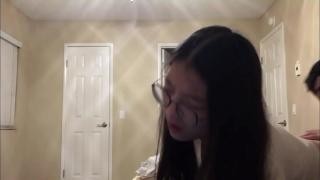An Asian student is fucked by a college employee.