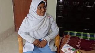 A Bangladeshi student gives a blowjob.