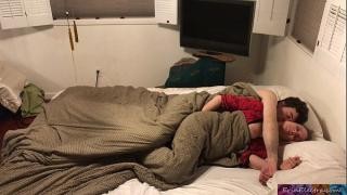 Fucking a mature stepmother doggy style