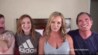 Mature mom and dad have sex in their house