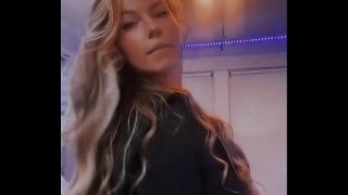 The brunette was about to give her lover a blowjob.