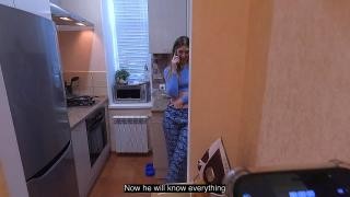 A young neighbor enjoys anal sex.